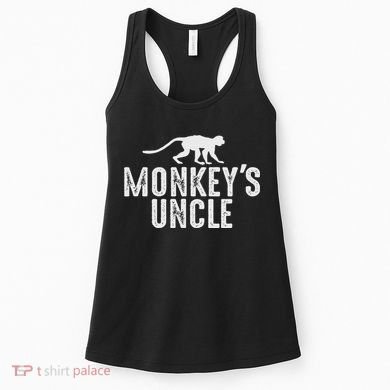 Monkey's Uncle Funny Monkey Lover Gift Jungle Animal Lover Women's Tank Top