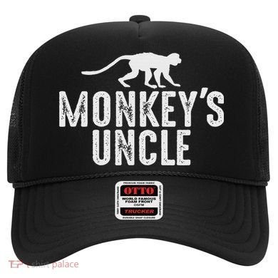 Monkey's Uncle Funny Monkey Lover Gift Jungle Animal Lover Hat