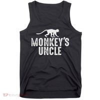Monkey's Uncle Funny Monkey Lover Gift Jungle Animal Lover Tank Top thumb 0