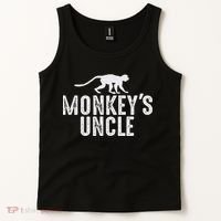 Monkey's Uncle Funny Monkey Lover Gift Jungle Animal Lover Tank Top thumb 2