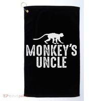Monkey's Uncle Funny Monkey Lover Gift Jungle Animal Lover Golf Towel thumb 0