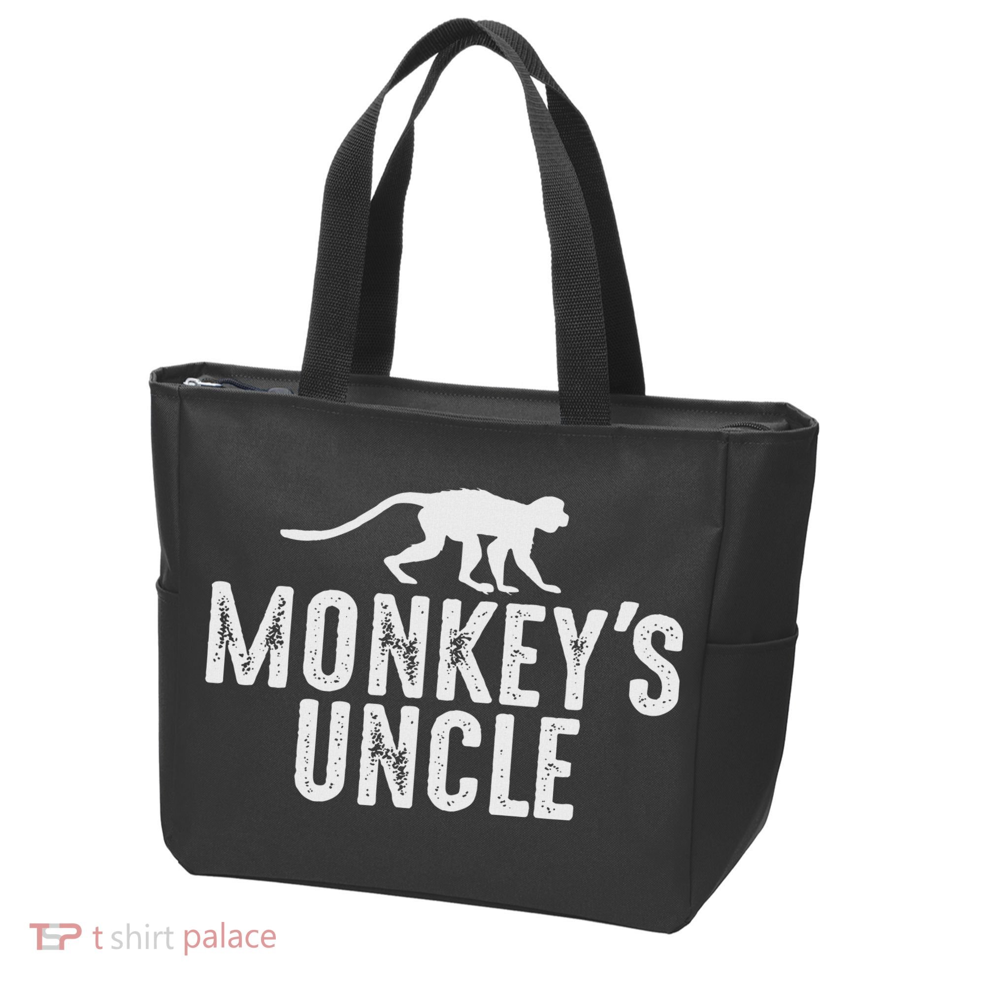 Monkey's Uncle Funny Monkey Lover Gift Jungle Animal Lover Tote Bag
