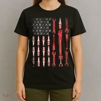 Mechanic USA Flag T-Shirt thumb 4