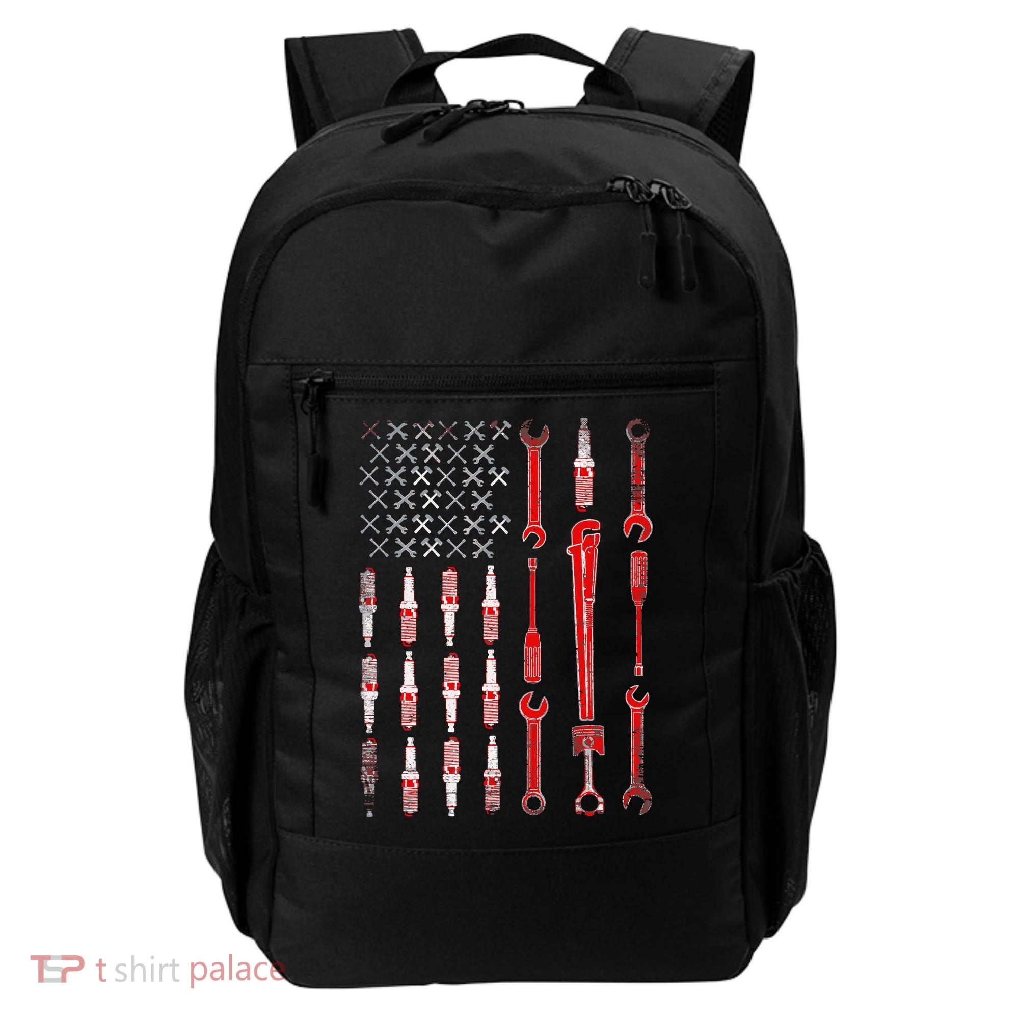 Mechanic USA Flag Backpack