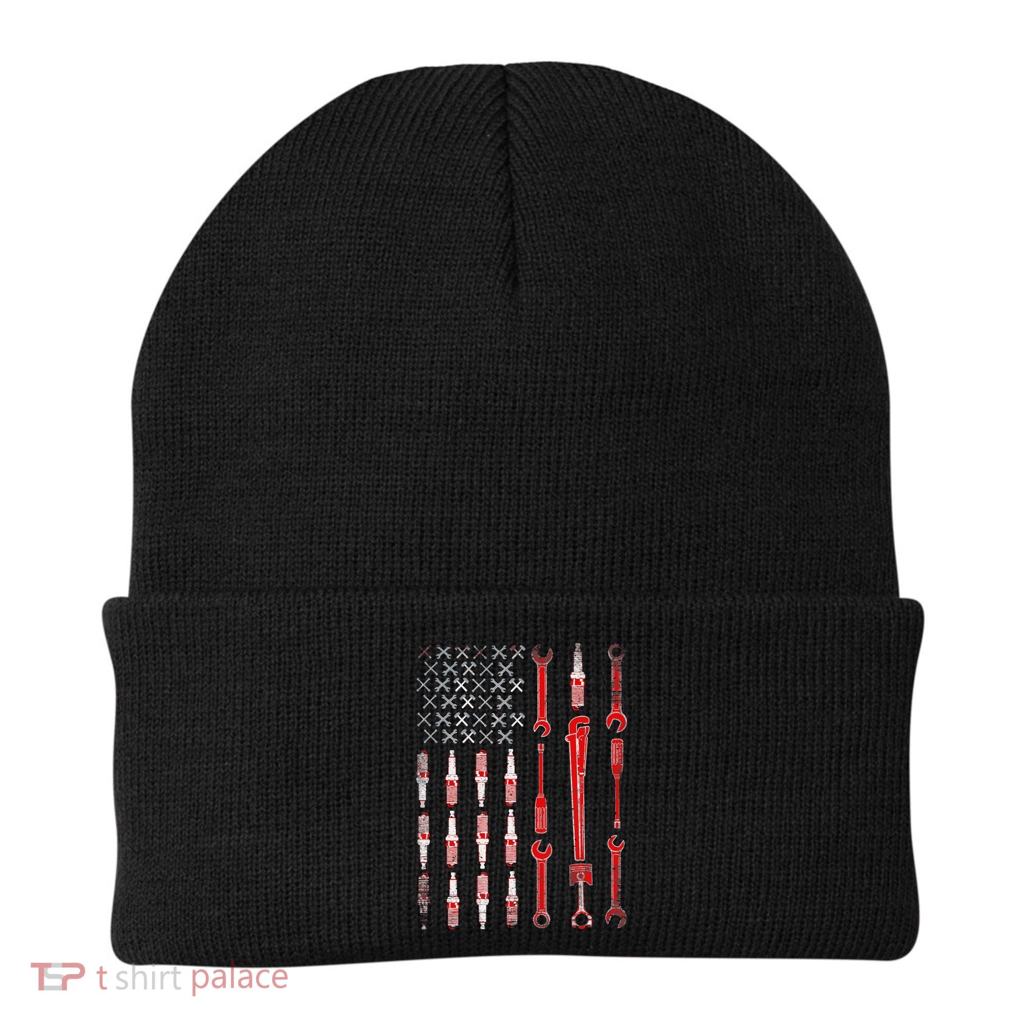 Mechanic USA Flag Beanie