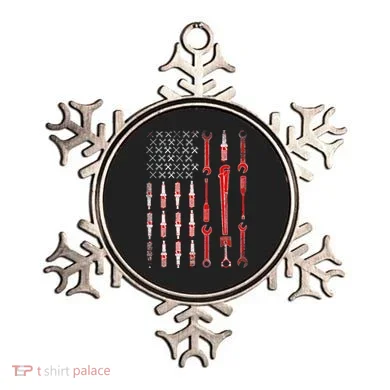 Mechanic USA Flag Ornament