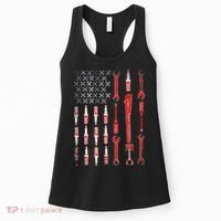 Mechanic USA Flag Women's Tank Top thumb 0