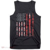 Mechanic USA Flag Tank Top thumb 0