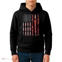 Mechanic USA Flag Kids Hoodie thumb 4