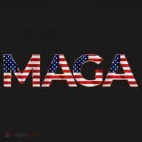 Maga Usa Flag Letters President Trump Women's Tank Top thumb 5
