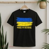 Made Ukraine Flag Ukrainian Proud In Ukraine T-Shirt thumb 2
