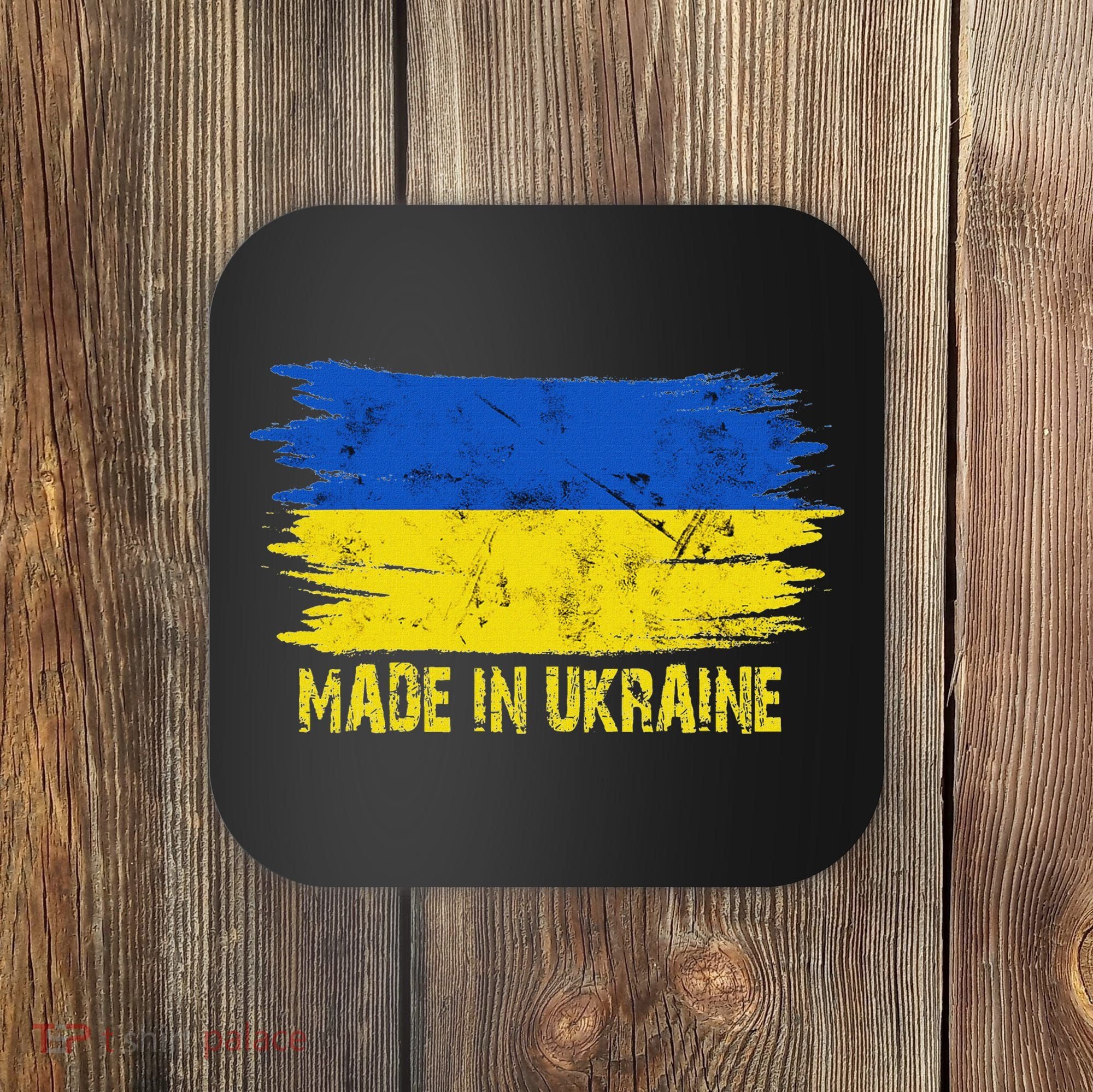Made Ukraine Flag Ukrainian Proud In Ukraine Coaster