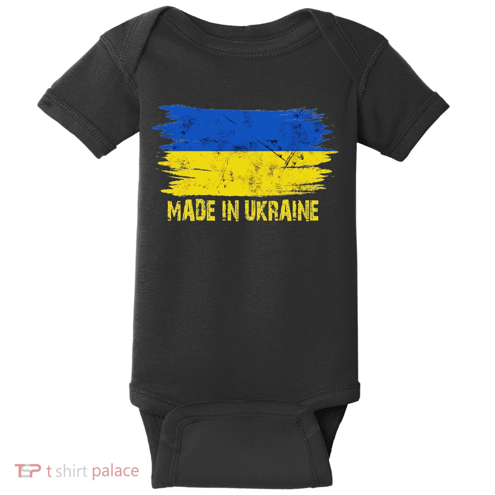 Made Ukraine Flag Ukrainian Proud In Ukraine Baby Bodysuit
