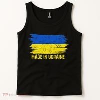 Made Ukraine Flag Ukrainian Proud In Ukraine Tank Top thumb 2