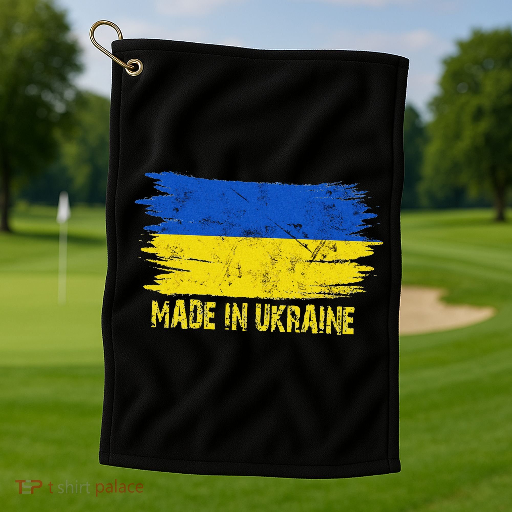Made Ukraine Flag Ukrainian Proud In Ukraine Golf Towel