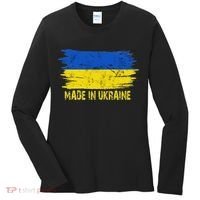 Made Ukraine Flag Ukrainian Proud In Ukraine Women's Long Sleeve Shirt thumb 0