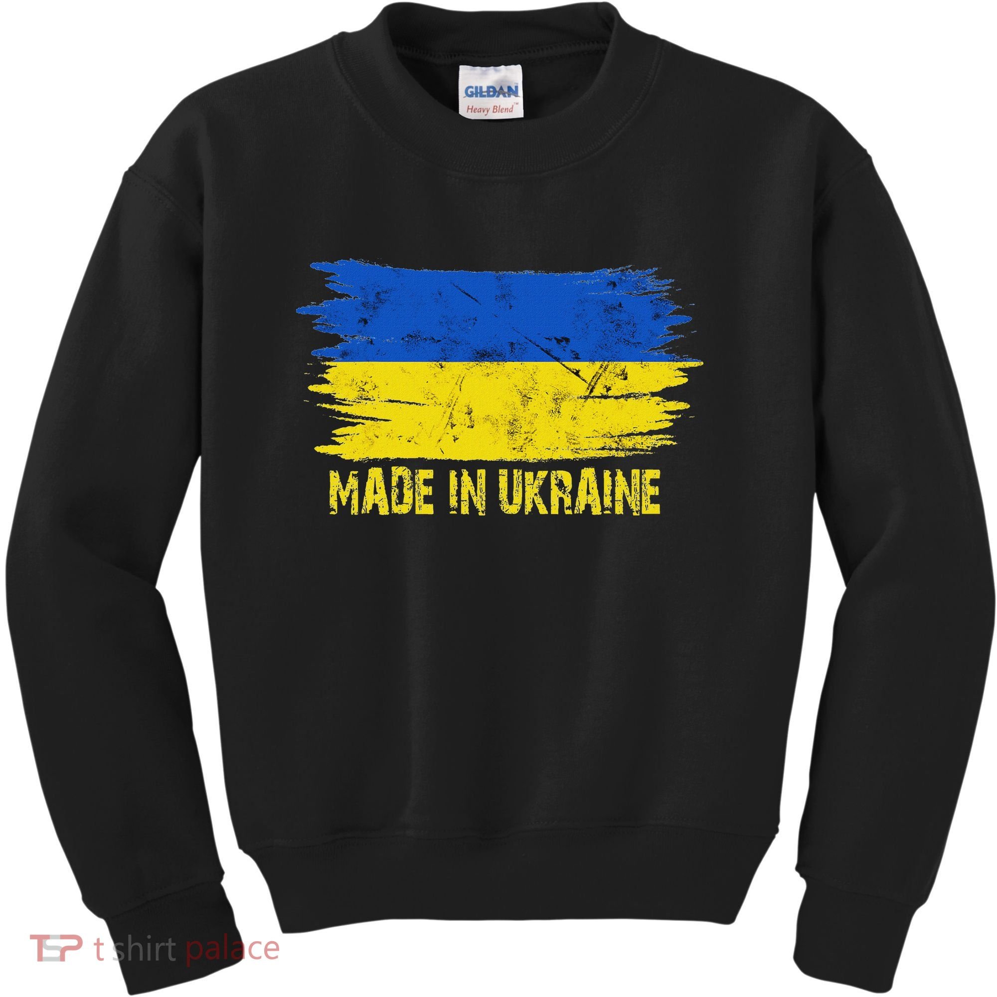 Made Ukraine Flag Ukrainian Proud In Ukraine Kids Sweatshirt