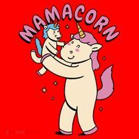 Mamacorn Unicorn Gift Santa Hat thumb 1