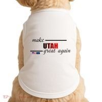 Make Utah Great Again Doggie Tank thumb 0