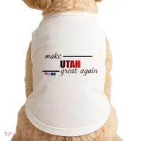 Make Utah Great Again Doggie Tank thumb 0