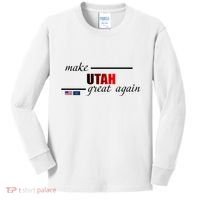 Make Utah Great Again Kids Long Sleeve Shirt thumb 0