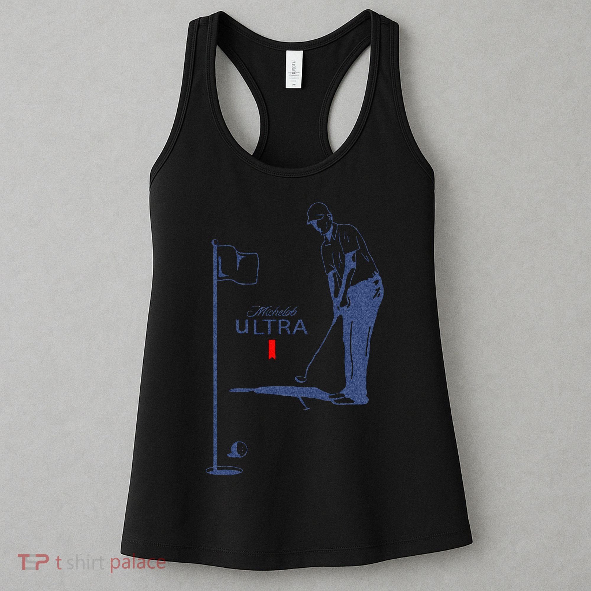Michelob Ultra Golfing Dad  Beer Fatherhood Women's Tank Top