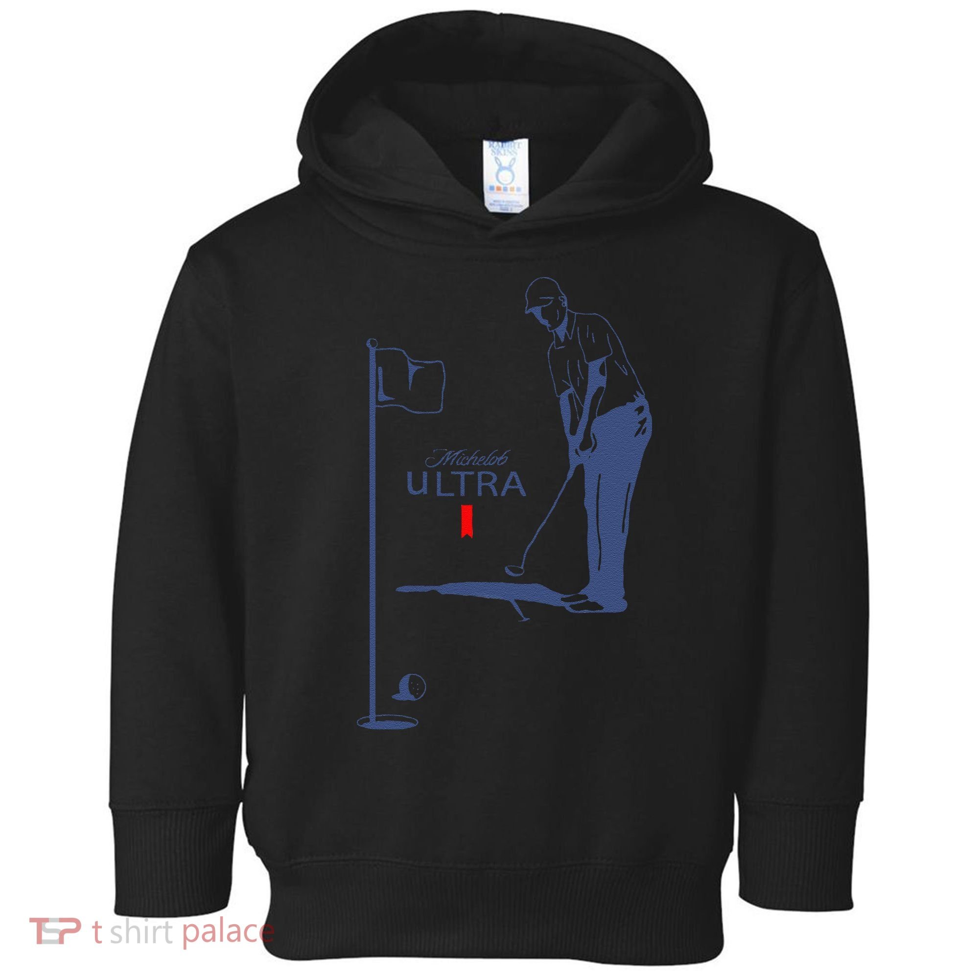 Michelob Ultra Golfing Dad  Beer Fatherhood Toddler Hoodie