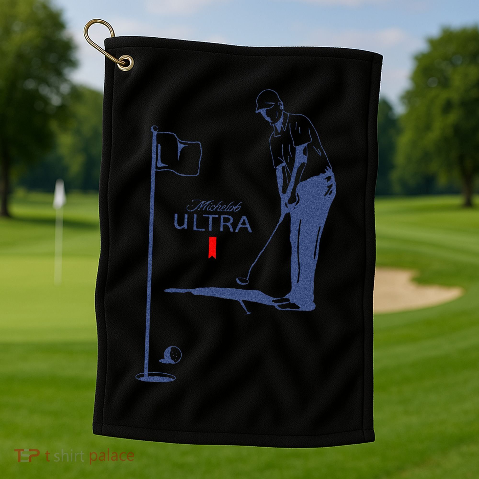 Michelob Ultra Golfing Dad  Beer Fatherhood Golf Towel