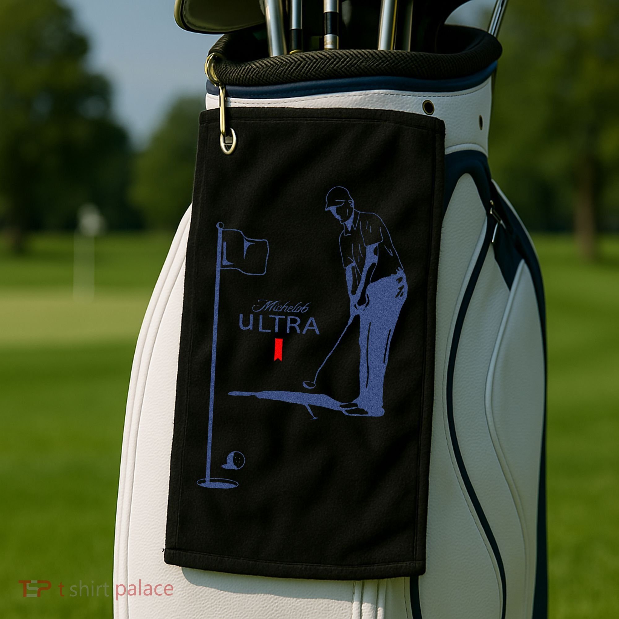 Michelob Ultra Golfing Dad  Beer Fatherhood Golf Towel