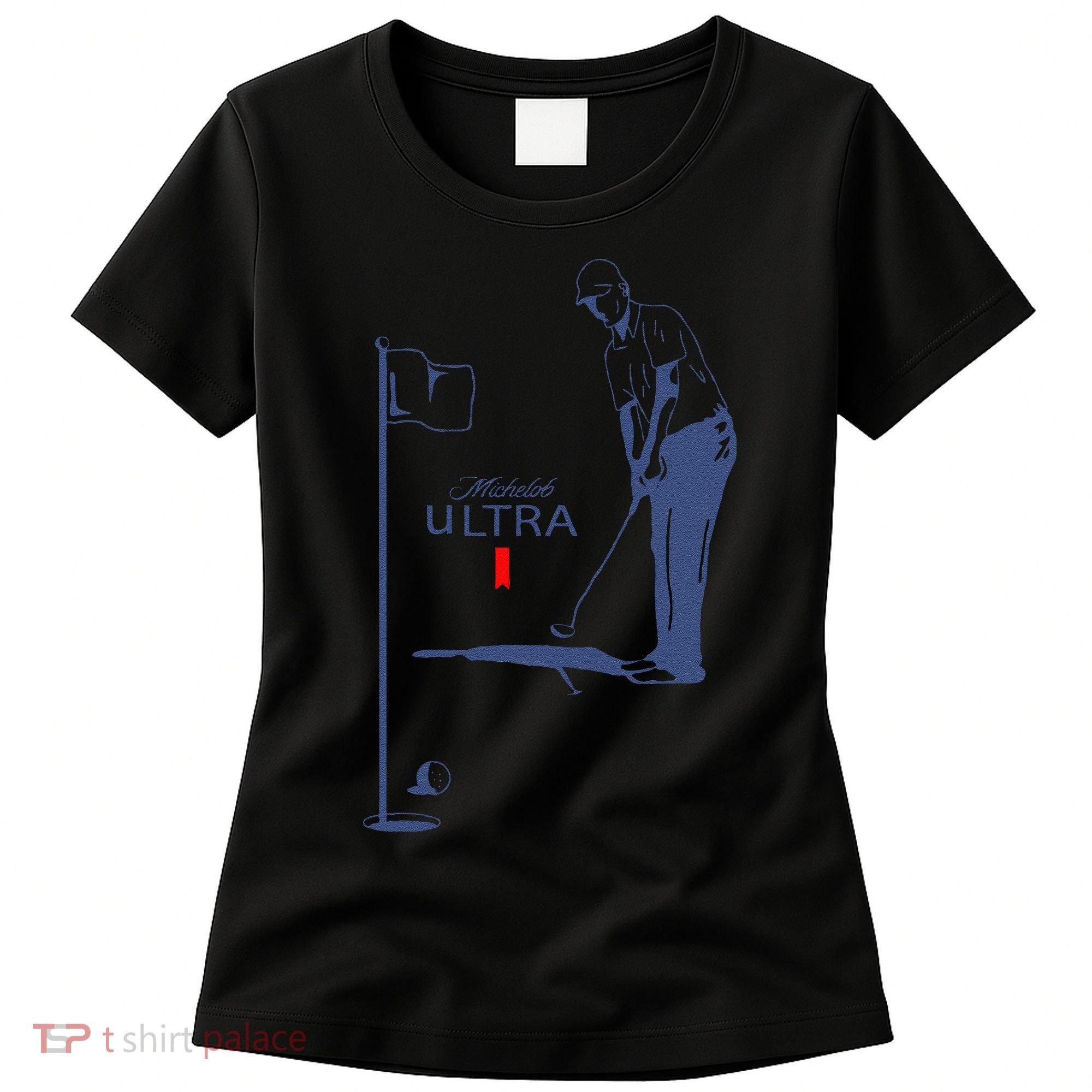Michelob Ultra Golfing Dad  Beer Fatherhood Women's T-Shirt