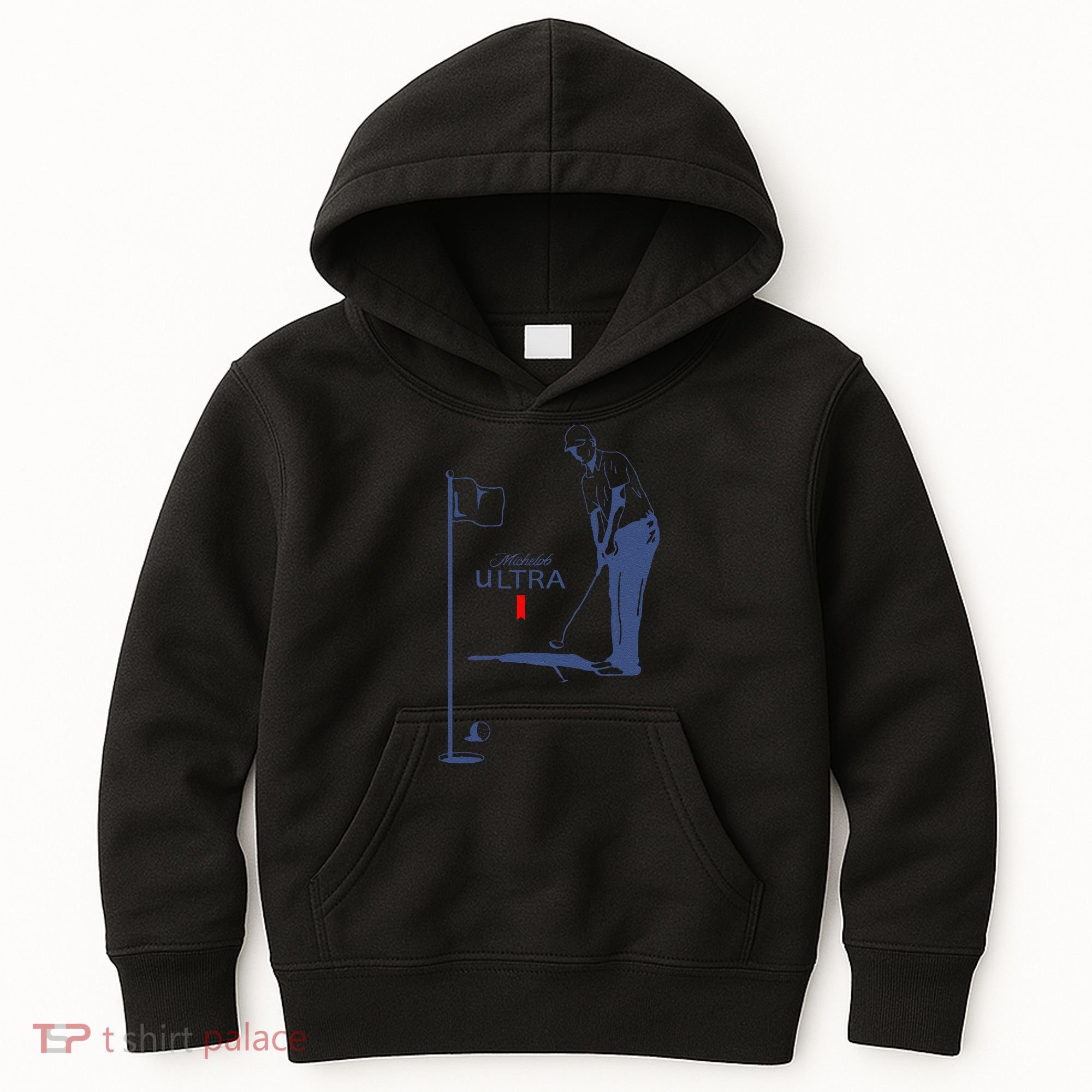 Michelob Ultra Golfing Dad  Beer Fatherhood Kids Hoodie