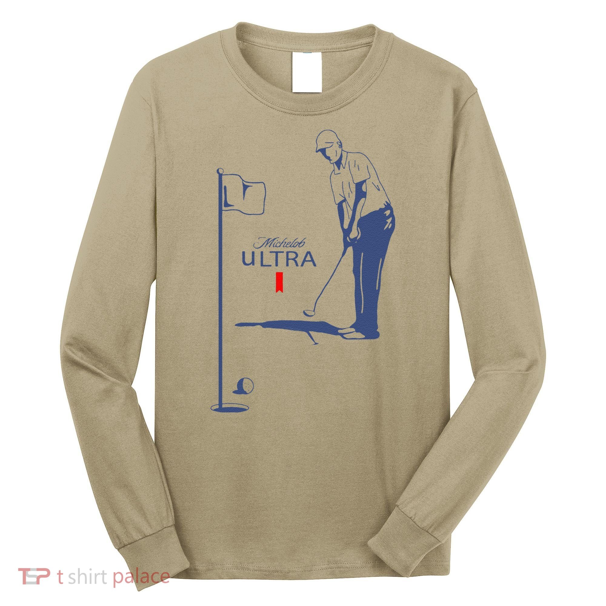 Michelob Ultra Golfing Dad  Beer Fatherhood Long Sleeve Shirt
