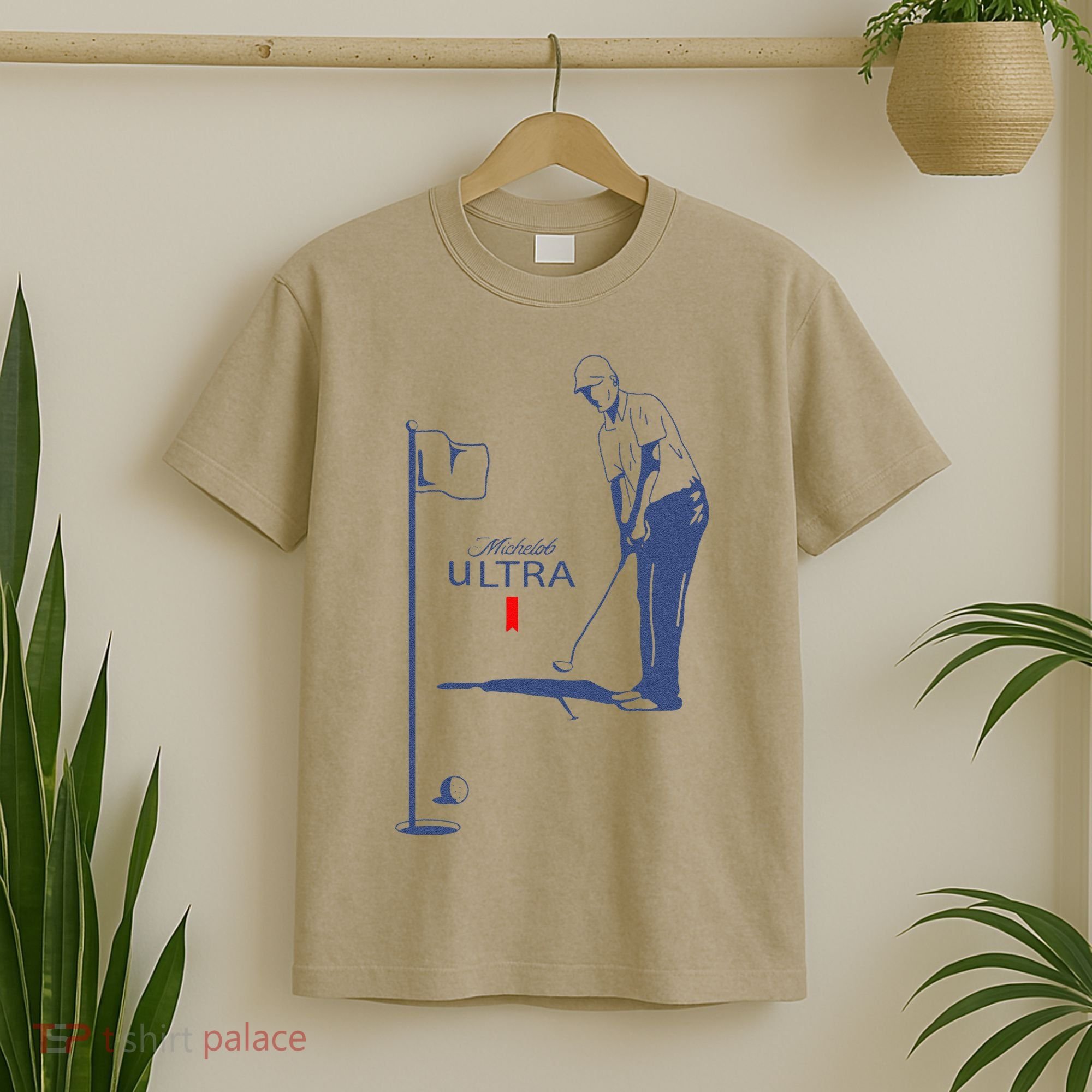 Michelob Ultra Golfing Dad  Beer Fatherhood T-Shirt
