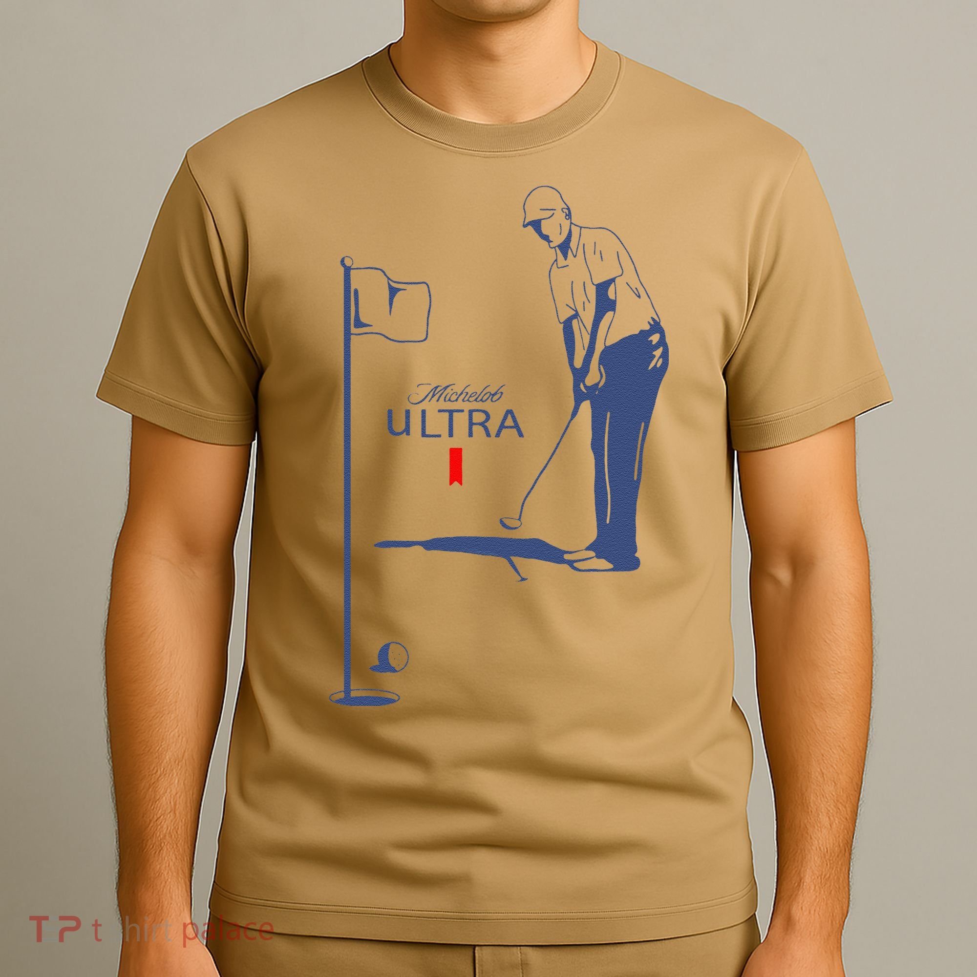 Michelob Ultra Golfing Dad  Beer Fatherhood T-Shirt