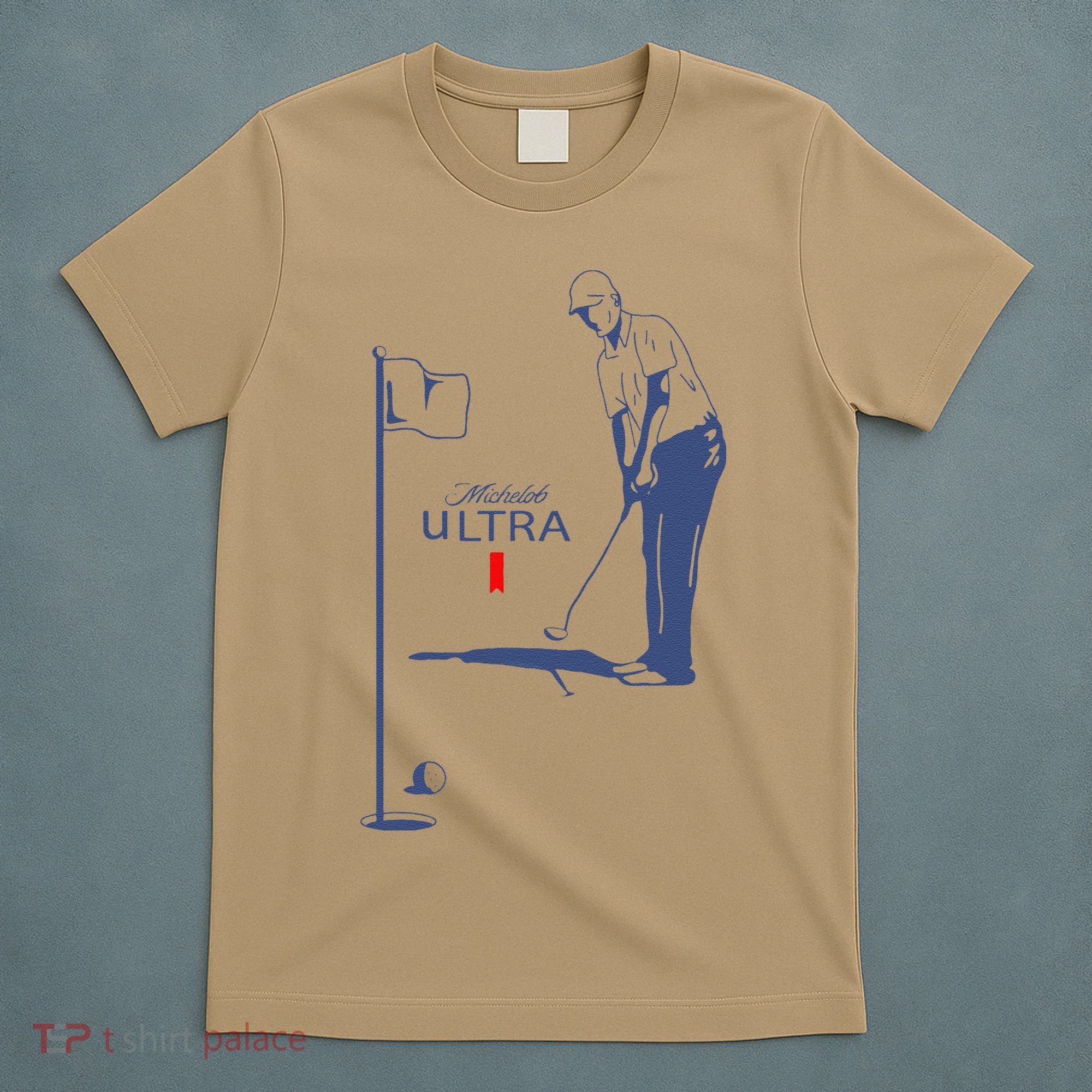 Michelob Ultra Golfing Dad  Beer Fatherhood T-Shirt