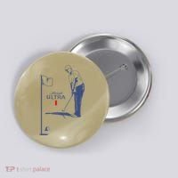 Michelob Ultra Golfing Dad  Beer Fatherhood Button thumb 0