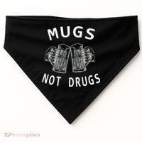 Mugs Not Drugs USA-Made Doggie Bandana thumb 0