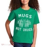 Mugs Not Drugs Kids T-Shirt thumb 2