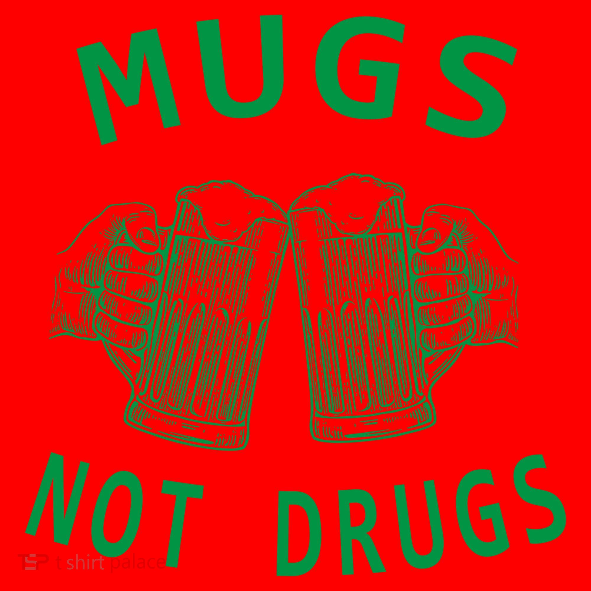 Mugs Not Drugs Santa Hat