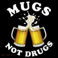 Mugs Not Drugs Funny St. Patrick's Day Beer Women's Hoodie thumb 2