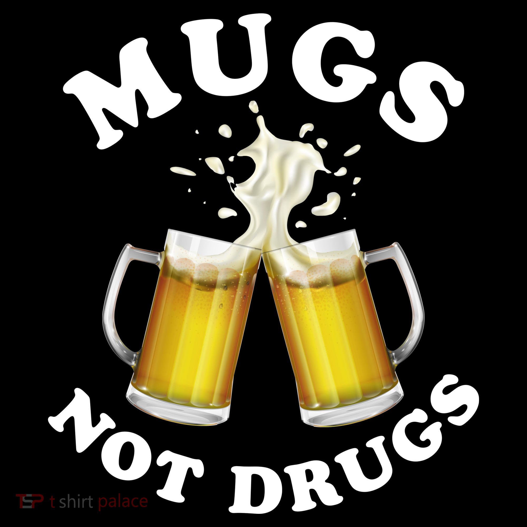 Mugs Not Drugs Funny St. Patrick's Day Beer Women's Hoodie