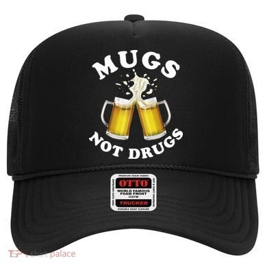 Mugs Not Drugs Funny St. Patrick's Day Beer Hat