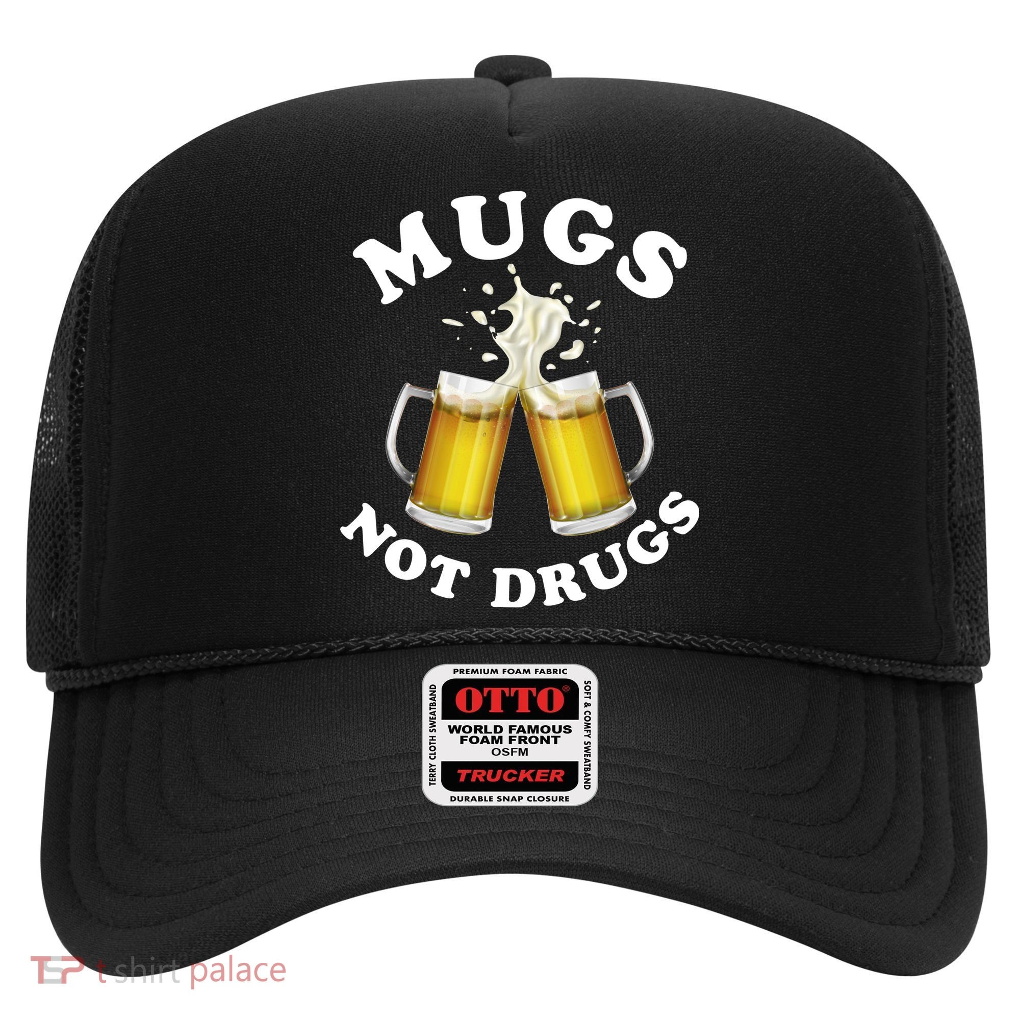 Mugs Not Drugs Funny St. Patrick's Day Beer Hat