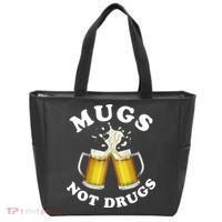 Mugs Not Drugs Funny St. Patrick's Day Beer Tote Bag thumb 0