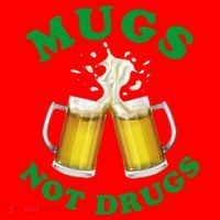 Mugs Not Drugs Funny St. Patrick's Day Beer Santa Hat thumb 1