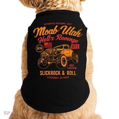 Moab Utah Hells Revenge 4x4 Vintage Doggie Tank
