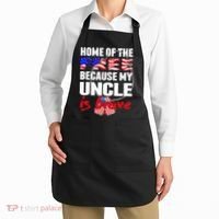 My Uncle Is Brave Home Of The Free - Proud Army Niece Nephew Apron thumb 2