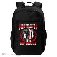 My Uncle Is A Firefighter Hero Proud Fire Niece Nephew Gifts Backpack thumb 0