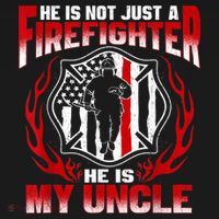 My Uncle Is A Firefighter Hero Proud Fire Niece Nephew Gifts Ornament thumb 1
