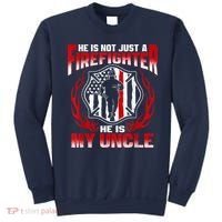 My Uncle Is A Firefighter Hero Proud Fire Niece Nephew Gifts Sweatshirt thumb 0